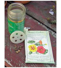 free seed spreader jar