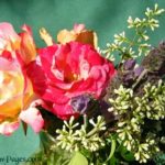 roses and privet boquet